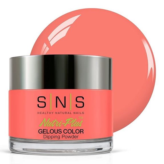 SNS Gelous Color Dipping Powder Peach/Coral (EE18)