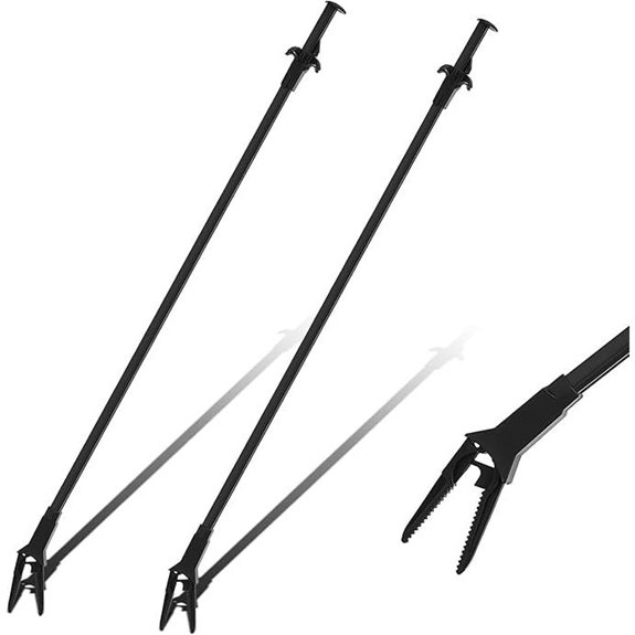 Gisafai 27 Plastic Aquarium Tongs for Fish Tanks (2-Pack)