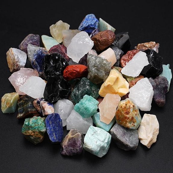 5 lbs Raw Crystals & Healing Stones for Tumbling