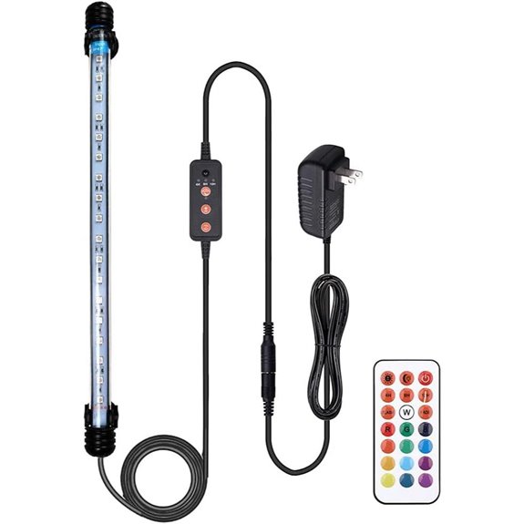 VARMHUS Submersible LED Aquarium Light with Remote