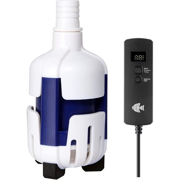 Nano Return Pump for Saltwater Aquarium Sump (185GPH DC 12V)