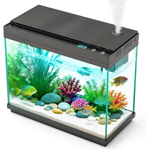 2.4 Gallon Smart Aquarium with Silent Pump