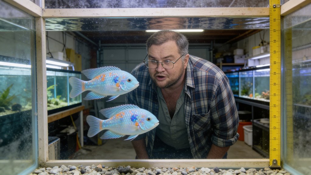 silvery blue marble gourami