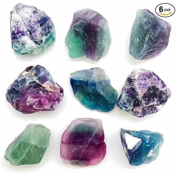 Simurg Raw Rainbow Fluorite Stone 1lb (Grade A)