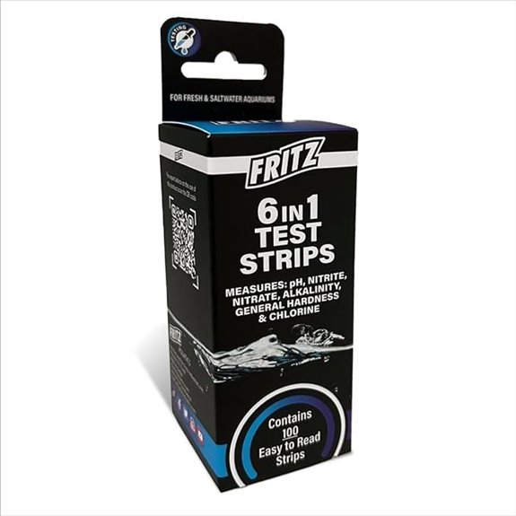 Fritz 6 in 1 Aquarium Test Strips (100 Count)