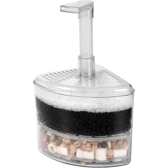 AQUANEAT Aquarium Corner Sponge Filter (Small)