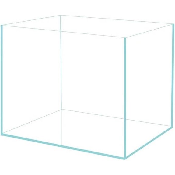 AWXZOM Small Nano Rimless Glass Betta Tank (0.7 Gallon)