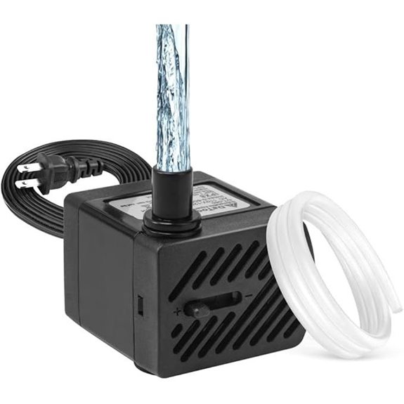 DaToo 50GPH Small Submersible Water Pump for Aquariums