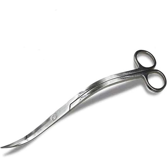 Aquarium Plant Scissors Stainless Steel Mirror Wave