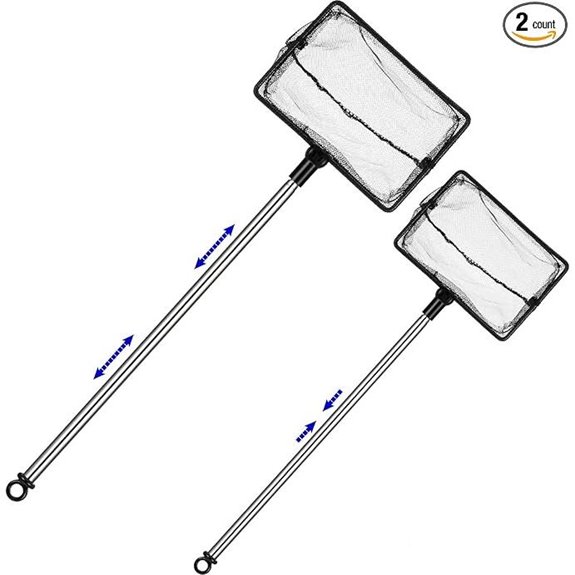 Sumind 2-Piece Aquarium Fish Tank Nets (4 & 6)