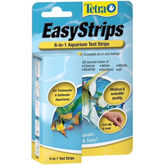 Tetra EasyStrips 6-In-1 aquarium Test Strips Water Testing (19542)