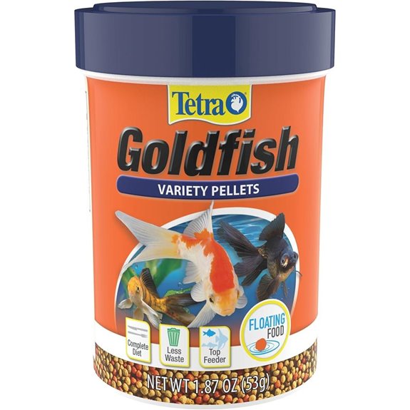 Tetra Goldfish Variety Pellets Balanced Diet 1.87 Ounce