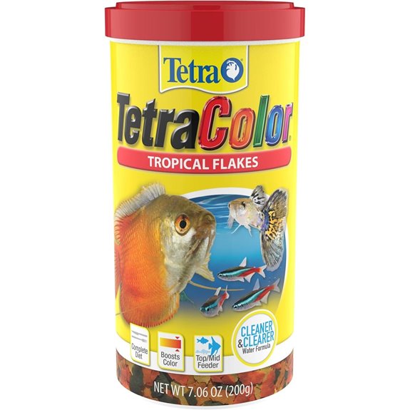 TetraColor Tropical Fish Food Flakes (7.06 oz)