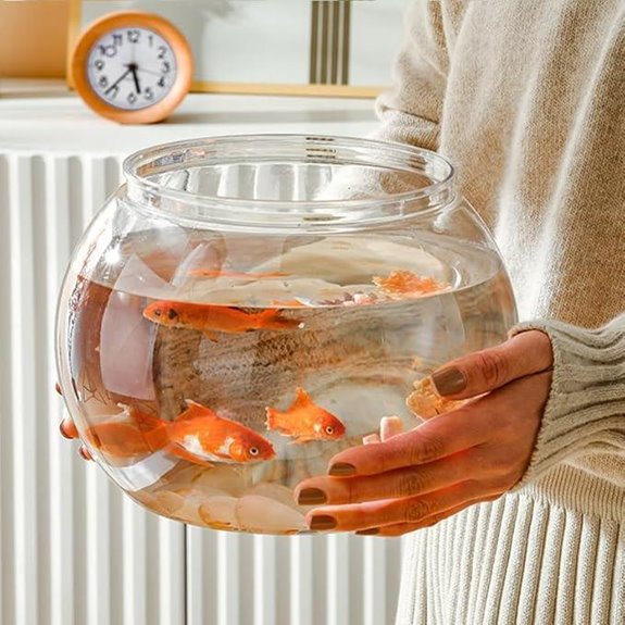 Newpol 3 Gallon Plastic Fish Bowl Aquarium