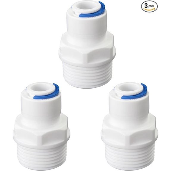 3/4 to 3/8 Push-to-Connect Adapter (3-Pack)