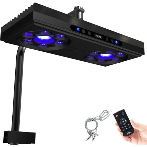 140W Reef Aquarium Light with Timer & Group Control