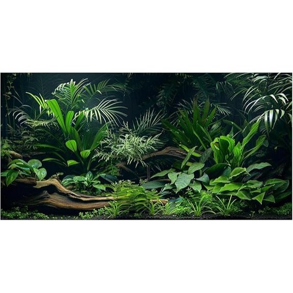 Aquarium Background Aquatic Plant River Bed & Lake Tropical Undersea Tree Branch