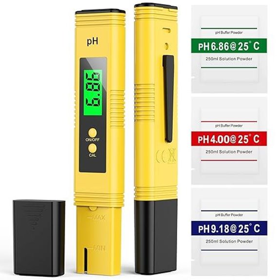 2025 pH Meter for Water with 0.01 Precision (UL Certified)