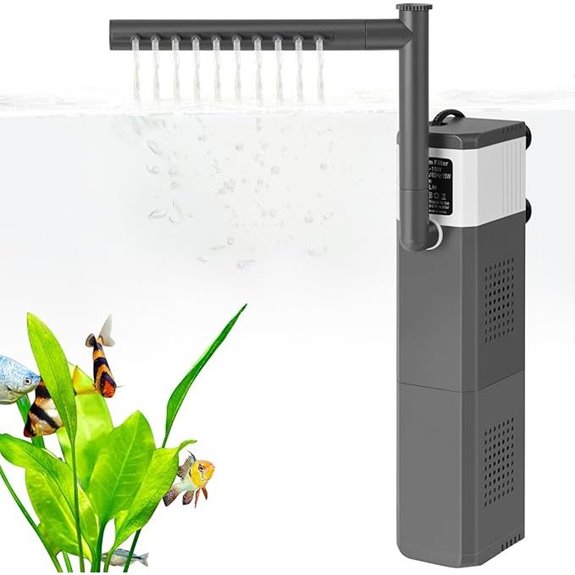 15W Ultra Powerful Aquarium Filter 3-in-1 System