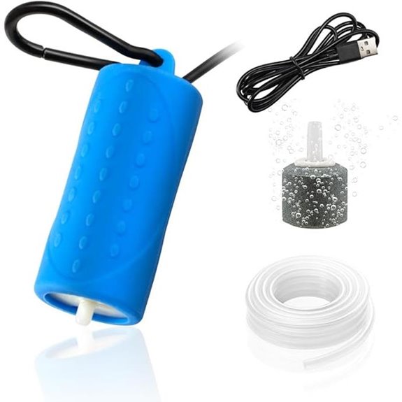 DaToo USB Mini Aquarium Air Pump Ultra Quiet (1W/2W/3W)