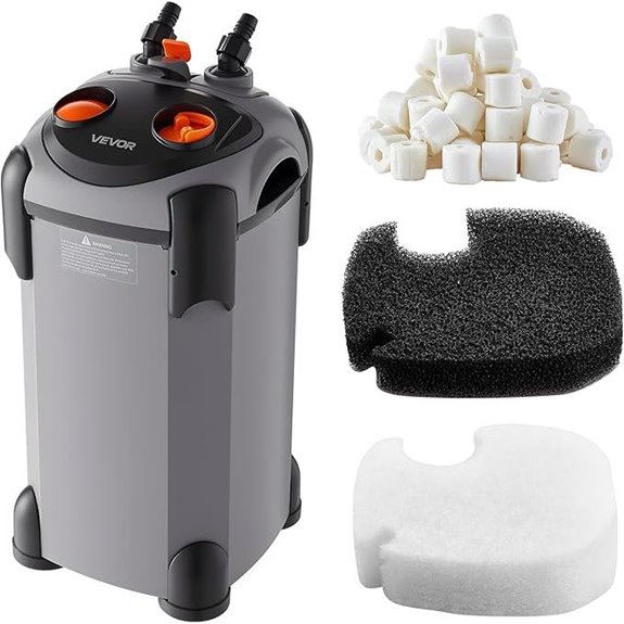 VEVOR Canister Filter for Aquariums Up to 55 Gallons