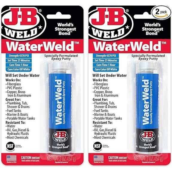 J-B Weld WaterWeld Epoxy Putty Stick (2-Pack)