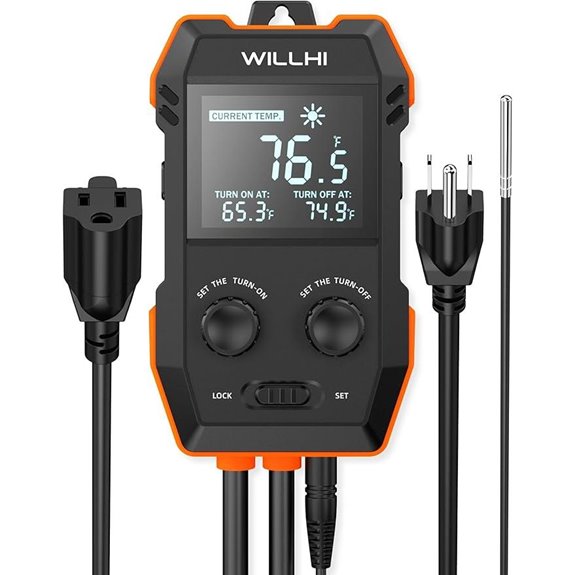 WH2408 Digital Temperature Controller Outlet (2-Pack)