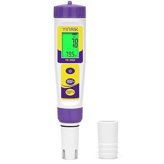 YINMIK 6-in-1 Water Quality Meter (pH TDS ORP EC Temp)