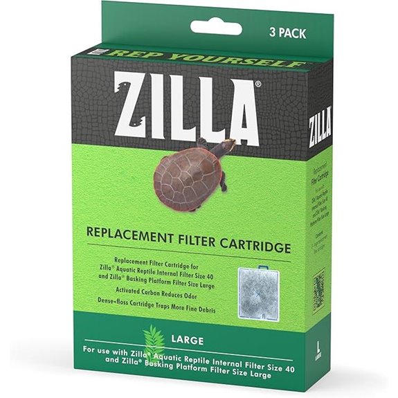 Zilla Reptile Terrarium Water Filter (3-Pack Large)