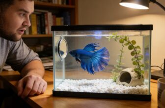 betta fish react mirrors